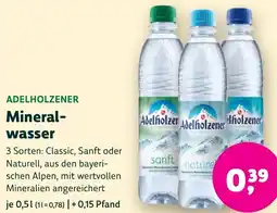 Aleco Biomarkt ADELHOLZENER Mineralwasser Angebot