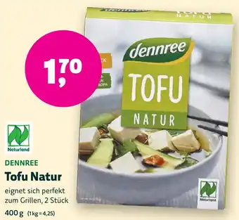 Aleco Biomarkt DENNREE Tofu Natur Angebot