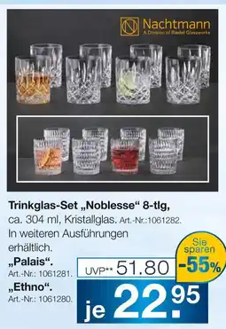 Möbel Inhofer Nachtmann trinkglas-set ''noblesse'', „palais“ oder „ethno“ Angebot