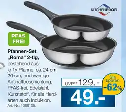 Möbel Inhofer Küchenprofi pfannen-set „roma“ 2-tlg Angebot