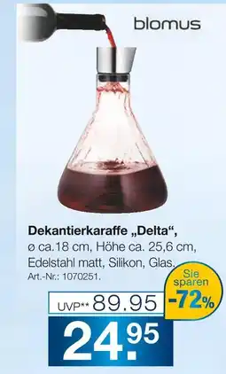 Möbel Inhofer Blomus dekantierkaraffe „delta“ Angebot