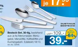 Möbel Inhofer Justinus bestecke besteck-set, 30-tlg Angebot