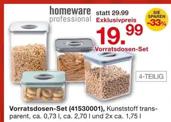 Möbelzentrum Pforzheim Homeware professional vorratsdosen-set Angebot