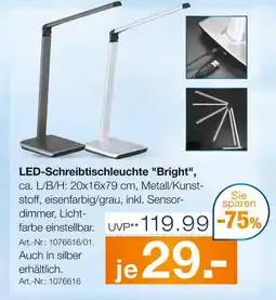 Möbel Inhofer Led-schreibtischleuchte bright Angebot