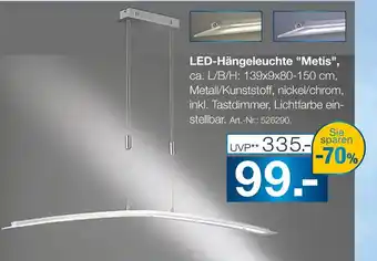 Möbel Inhofer Led-hängeleuchte metis Angebot