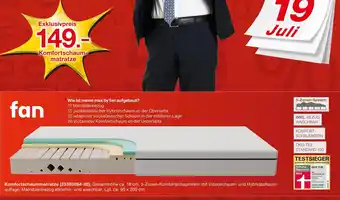 Möbelzentrum Pforzheim Fan komfortschaummatratze Angebot
