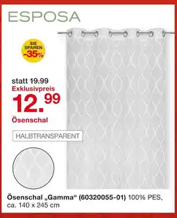 Möbelzentrum Pforzheim Esposa ösenschal „gamma“ Angebot