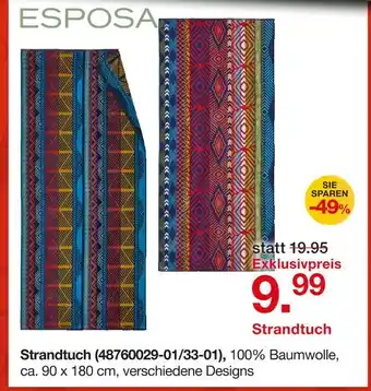 Möbelzentrum Pforzheim Esposa strandtuch Angebot