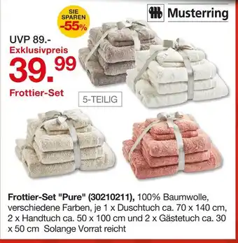 Möbelzentrum Pforzheim Musterring frottier-set pure Angebot