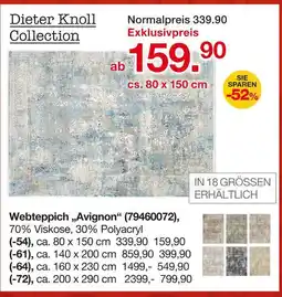 Möbelzentrum Pforzheim Dieter knoll collection webteppich „avignon“ Angebot