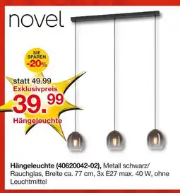 Möbelzentrum Pforzheim Novel hängeleuchte Angebot