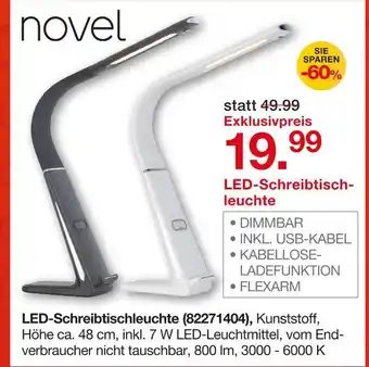 Möbelzentrum Pforzheim Novel led-schreibtischleuchte Angebot
