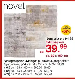 Möbelzentrum Pforzheim Novel vintageteppich „malaga“ Angebot
