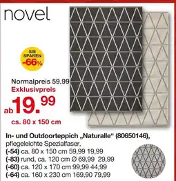 Möbelzentrum Pforzheim Novel in- und outdoorteppich „naturalle“ (80650146) Angebot