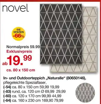 Möbelzentrum Pforzheim Novel in- und outdoorteppich „naturalle“ (80650146) Angebot