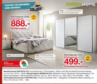 Möbelzentrum Pforzheim Carryhome schlafzimmer Angebot