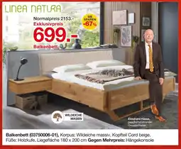 Möbelzentrum Pforzheim Linea natura balkenbett Angebot