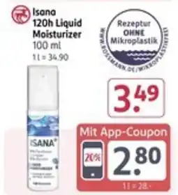 Rossmann Isana 120h Liquid Moisturizer Angebot