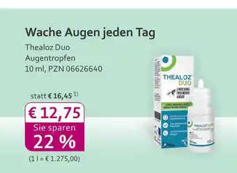 Mea Thealoz duo augentropfen Angebot