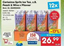 Netto Marken-Discount Carissima spritz ice tea Angebot