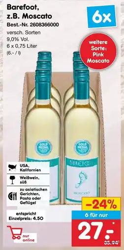 Netto Marken-Discount Barefoot moscato Angebot