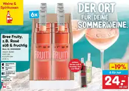 Netto Marken-Discount Bree fruity rosé süß & fruchtig Angebot