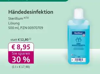 Mea Sterillium händedesinfektion Angebot