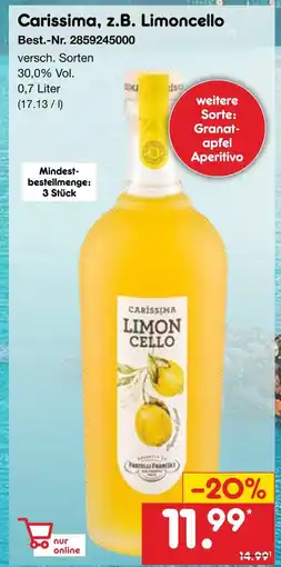 Netto Marken-Discount Carissima limoncello Angebot