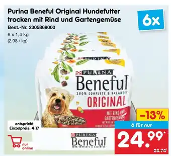 Netto Marken-Discount Purina beneful original hundefutter Angebot