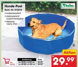 Netto Marken-Discount Heim hunde-pool Angebot
