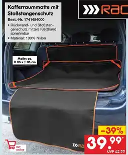 Netto Marken-Discount Rac kofferraummatte mit stoßstangenschutz Angebot