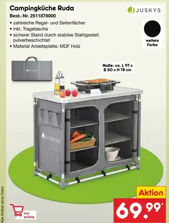 Netto Marken-Discount Juskys campingküche ruda Angebot