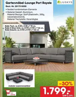 Netto Marken-Discount Juskys gartenmöbel-lounge port royale Angebot