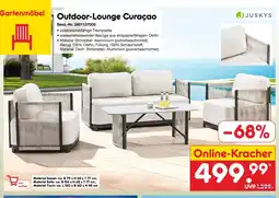 Netto Marken-Discount Juskys outdoor-lounge curaçao Angebot