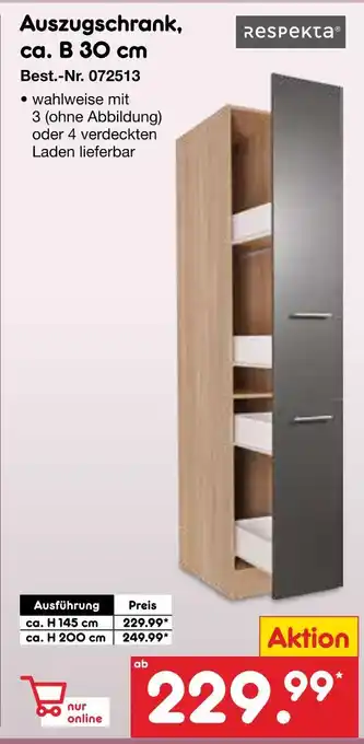 Netto Marken-Discount Respekta auszugschrank Angebot