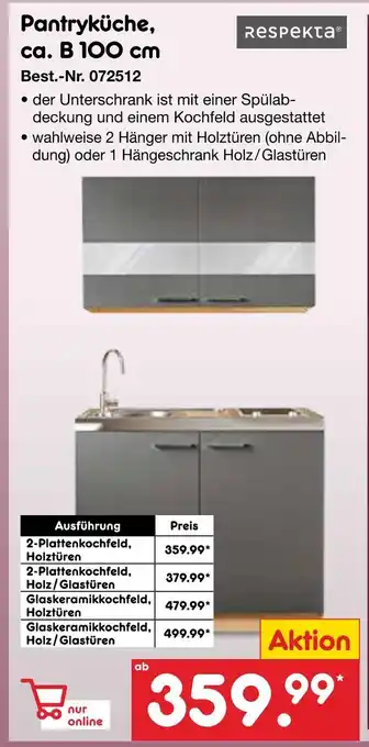 Netto Marken-Discount Respekta pantryküche Angebot