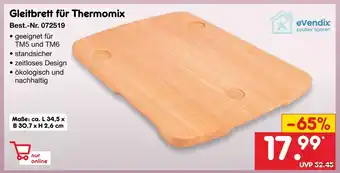 Netto Marken-Discount Evendix gleitbrett für thermomix Angebot