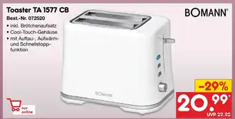 Netto Marken-Discount Bomann toaster ta 1577 cb Angebot