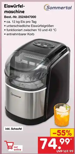 Netto Marken-Discount Sommertal eiswürfelmaschine Angebot