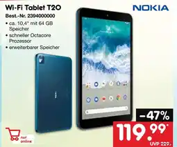 Netto Marken-Discount Nokia wi-fi tablet t20 Angebot