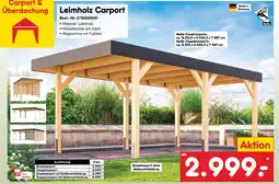 Netto Marken-Discount Karibu leimholz carport Angebot