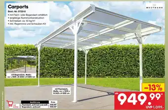 Netto Marken-Discount Westmann carport Angebot
