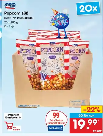 Netto Marken-Discount American style popcorn süß Angebot