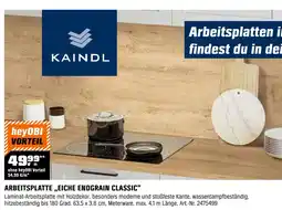 OBI Kaindl arbeitsplatte „eiche endgrain classic“ Angebot