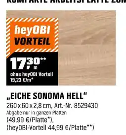 OBI Kompakte arbeitsplatte Angebot