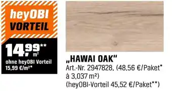 OBI Laminatböden „hawai oak“ Angebot