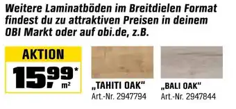 OBI Tahiti oak Angebot