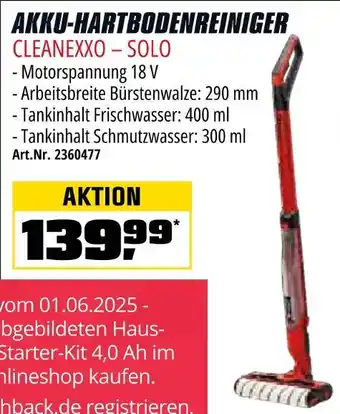OBI Einhell akku-hartbodenreiniger cleanexxo – solo Angebot