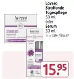 Rossmann Lavera Straffende Tagespflege oder Serum Angebot