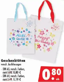 Mäc Geiz Geschenktüten Angebot